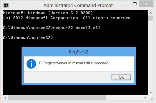 Register dll file with Regsvr32